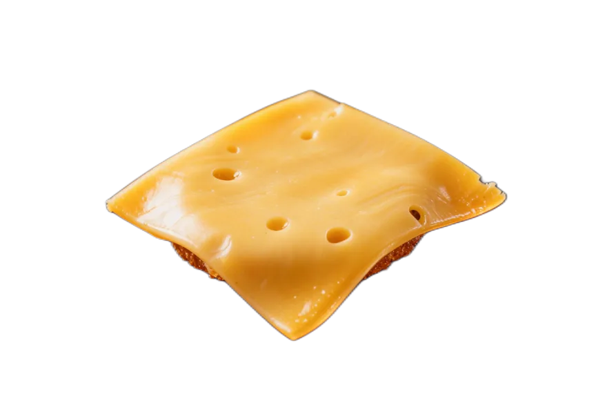 Melted American cheese